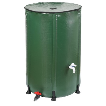 Rezervor 380 L pentru apa de ploaie cu robinet, pliabil Rezervor 380 L pentru apa de ploaie cu robinet, pliabil