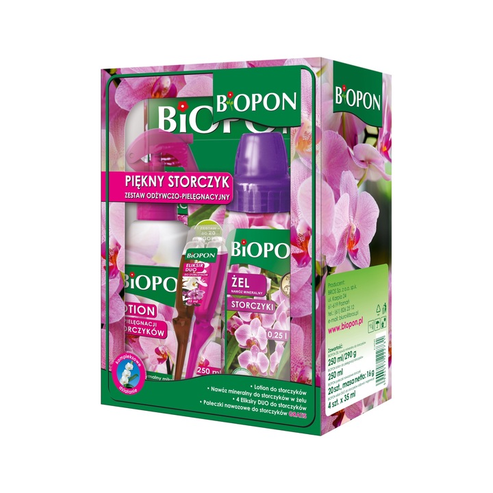 Pachet ingrijire orhidee, Biopon, 500 ml