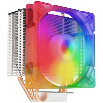 Cooler procesor SilentiumPC Spartan 4 MAX EVO ARGB, compatibil AMD/Intel Cooler procesor SilentiumPC Spartan 4 MAX EVO ARGB, compatibil AMD/Intel