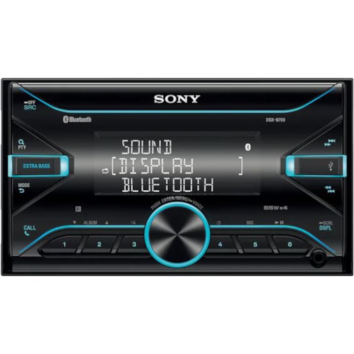Sony DSXB700.EUR autóhifi fejegység, 2DIN, Bluetooth