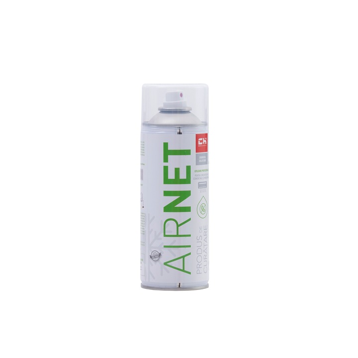 Solutie de curatare pentru circuitele de racire si de aer conditionat, pe baza de solventi (polialcooli), dezinfectanti si inhibitori de coroziune - AirNet spray 400 ml