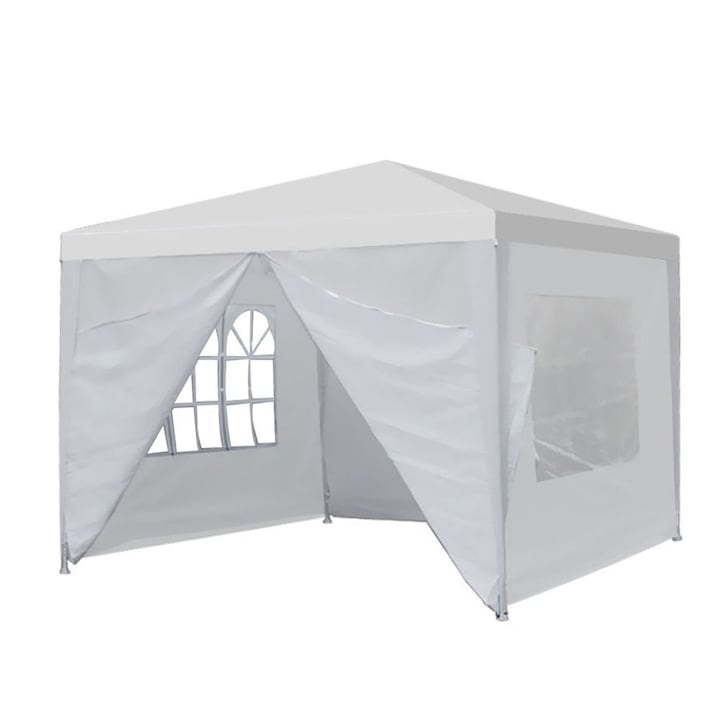Timeless Tools 3x3 méteres party sátor, polietilén anyag, fehér színű