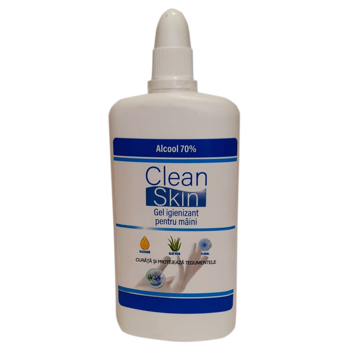 Gel igienizant pentru maini, Clean Skin, alcool 70%, Pasteur, 100 ml
