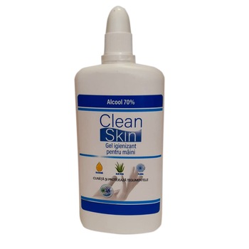 Gel igienizant pentru maini, Clean Skin, alcool 70%, Pasteur, 100 ml Gel igienizant pentru maini, Clean Skin, alcool 70%, Pasteur, 100 ml