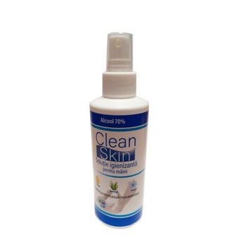 Solutie igienizanta pentru maini, Clean Skin, alcool 70%, Pasteur, 200 ml Solutie igienizanta pentru maini, Clean Skin, alcool 70%, Pasteur, 200 ml