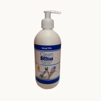 Gel igienizant pentru maini, Clean Skin, alcool 70%, Pasteur, 1 L Gel igienizant pentru maini, Clean Skin, alcool 70%, Pasteur, 1 L