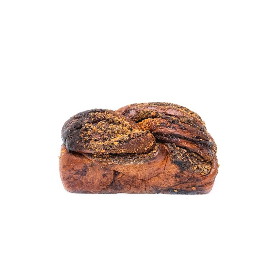 Cozonac Irina, insiropat, cu nuca si cacao, greutate 800 g