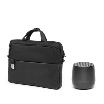 Set Lexon, Geanta laptop Spy slim si Boxa bluethooth portabila Mino Set Lexon, Geanta laptop Spy slim si Boxa bluethooth portabila Mino