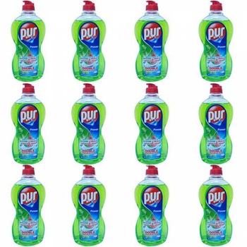 Pachet 12 bucati Pur Detergent pentru vase Mar Verde 450 ml Pachet 12 bucati Pur Detergent pentru vase Mar Verde 450 ml