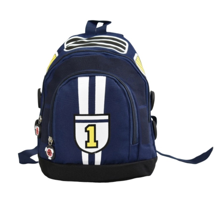 Раница детска 22102, Кола, 21/24/12см, Тъмно синя