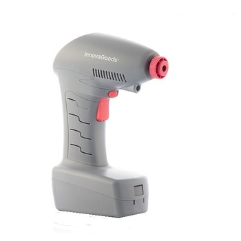 Compresor aer Innova Goods, ergonomic si portabil, lumina LED,include ac, furtun si duza pentru diferite utilizari, gri Compresor aer Innova Goods, ergonomic si portabil, lumina LED,include ac, furtun si duza pentru diferite utilizari, gri