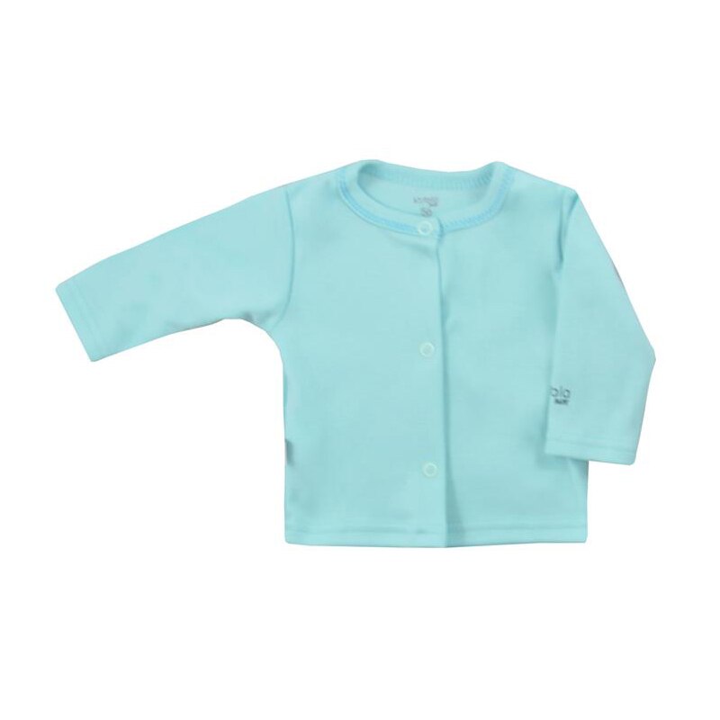 Bluza cu maneca lunga pentru baieti Koala Happy Baby 07-478T, Turcoaz, 56 cm