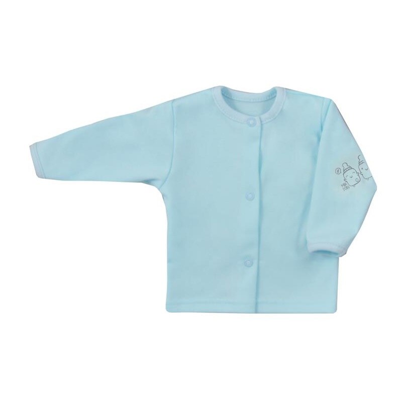 Bluza cu maneca lunga pentru baieti Koala Butelki Organic 06-677A, Albastru, 56 cm