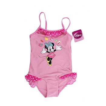 Cosum de baie pentru fete, Disney Minnie Mouse, Cu bretele subtiri, Poliamida/Elastan, 134-140 cm, Roz Cosum de baie pentru fete, Disney Minnie Mouse, Cu bretele subtiri, Poliamida/Elastan, 134-140 cm, Roz