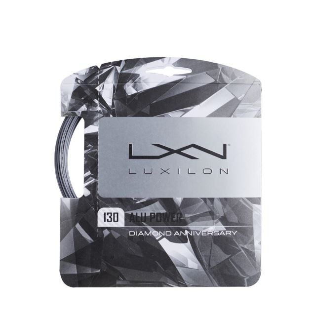 Racordaj Luxilon Alu Power, editie aniversara 60Y Diamond Silver, gri