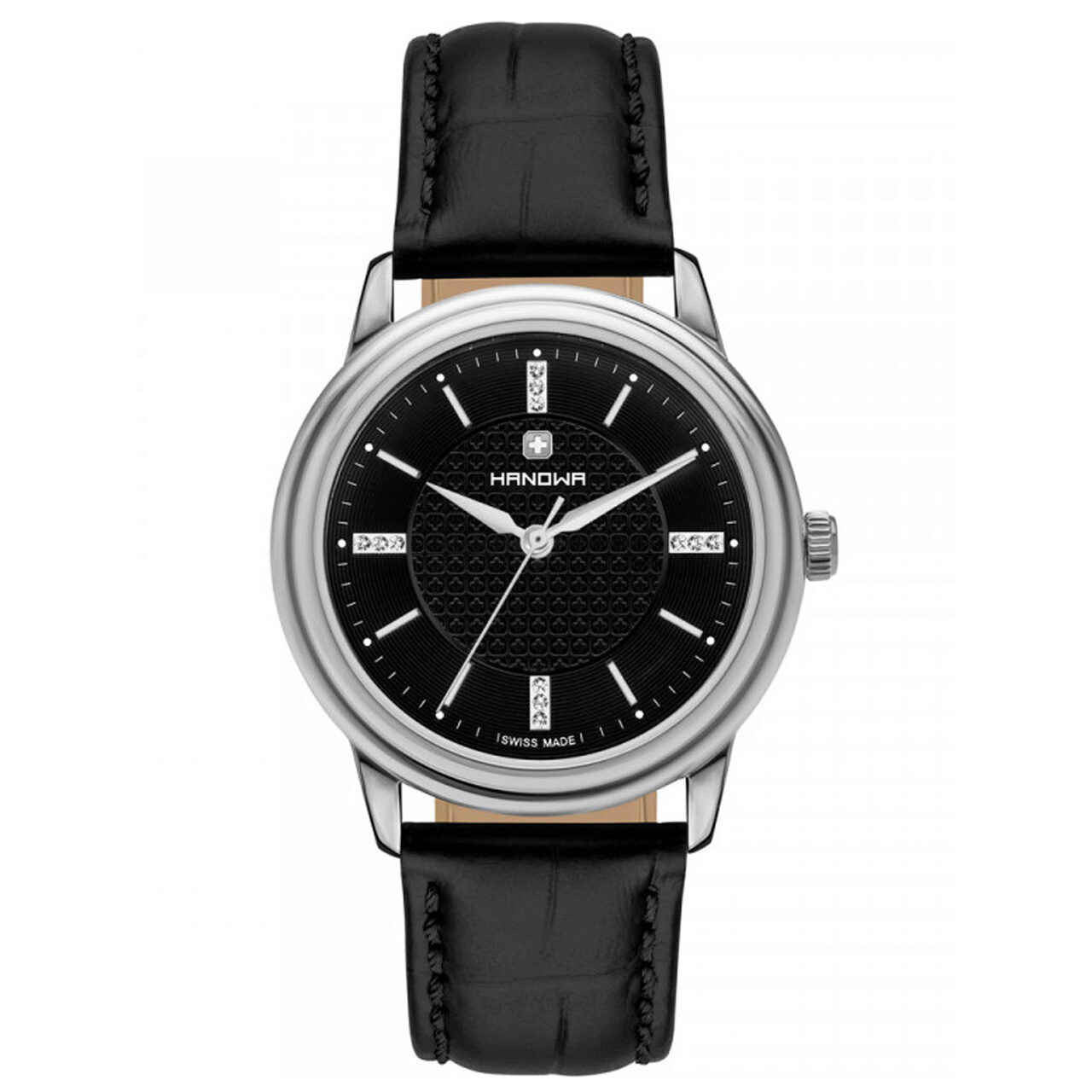 Ceas de dama Hanowa 16-6087.04.007, Quartz, 34mm, 5ATM, Argintiu