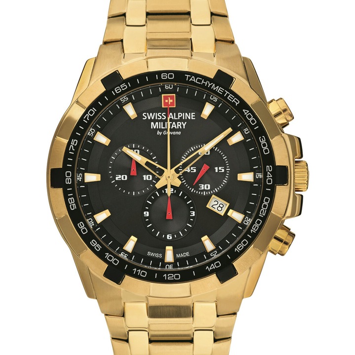 Мъжки часовник Swiss Military 7043.9117, Кварцов, 46мм, 10ATM