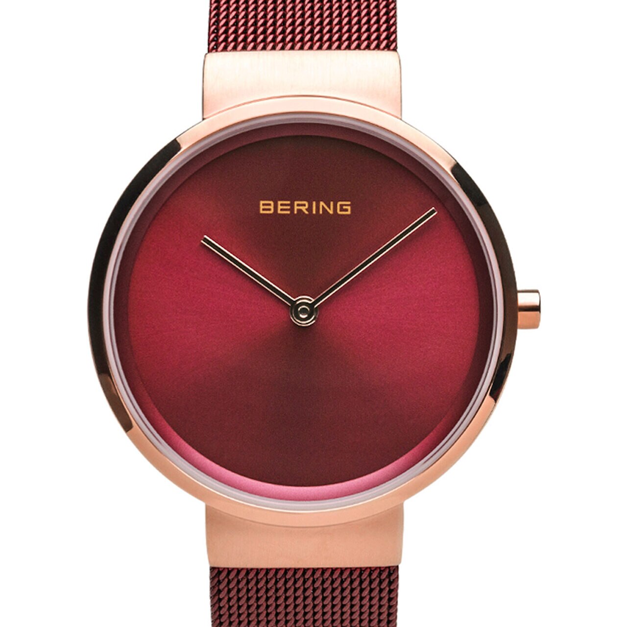 Ceas de dama Bering 14531-363, Quartz, 31mm, 5ATM, Auriu
