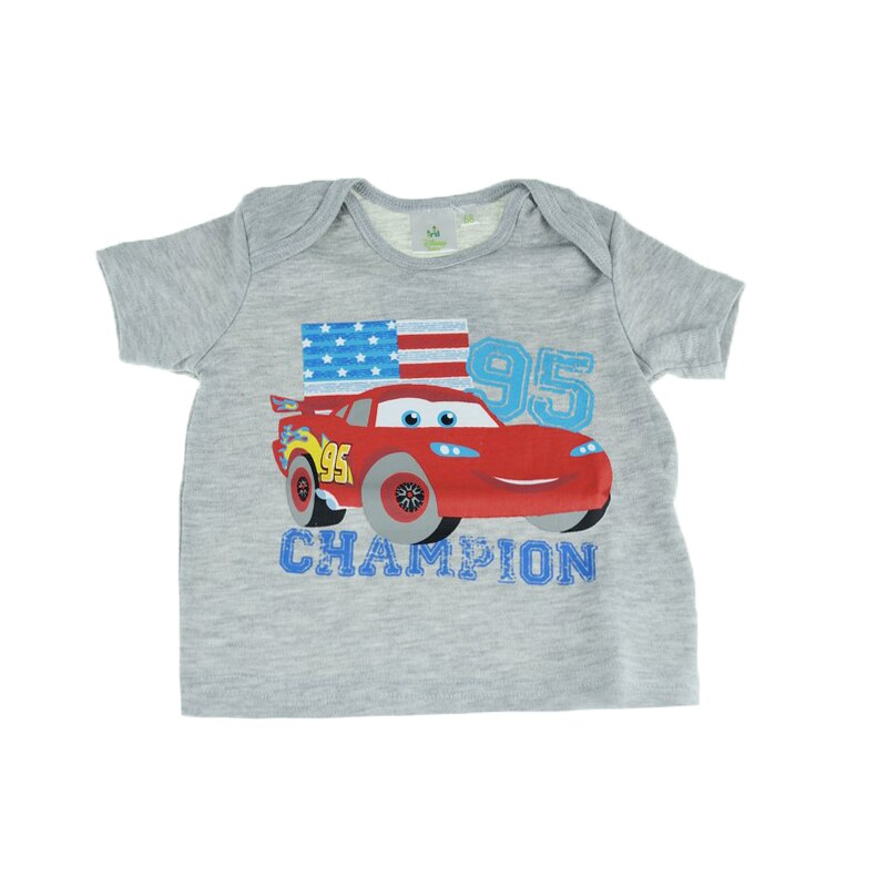 Tricou pentru baieti E Plus M Cars DISC5102687G, Gri 74 cm