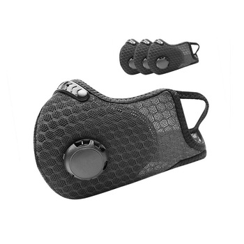 Masca de fata sport reutilizabila - TED'S PATH® - cu filtru rezistent la praf, bacterii si carbon, pentru cycling, alergat si alte activitati in aer liber Masca de fata sport reutilizabila - TED'S PATH® - cu filtru rezistent la praf, bacterii si carbon, pentru cycling, alergat si alte activitati in aer liber