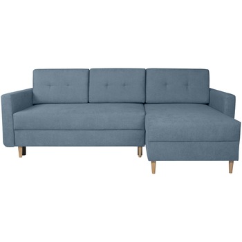 Coltar extensibil Kring Moss, 234x147x88, culoare turcuaz, reversibil Coltar extensibil Kring Moss, 234x147x88, culoare turcuaz, reversibil