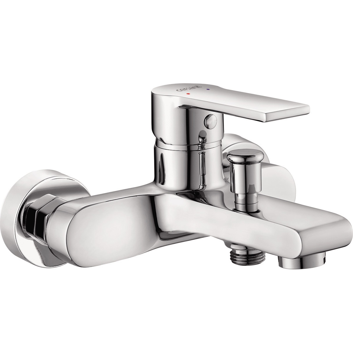 Baterie cada si dus Cersanit Brasco, monocomanda, cartus ceramic, aerator siliconic Eco 6L/min