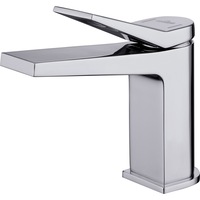 Baterie lavoar Cersanit Cromo, cartus ceramic, aerator 6L/min, dop ceramic inclus, conectori flexibili