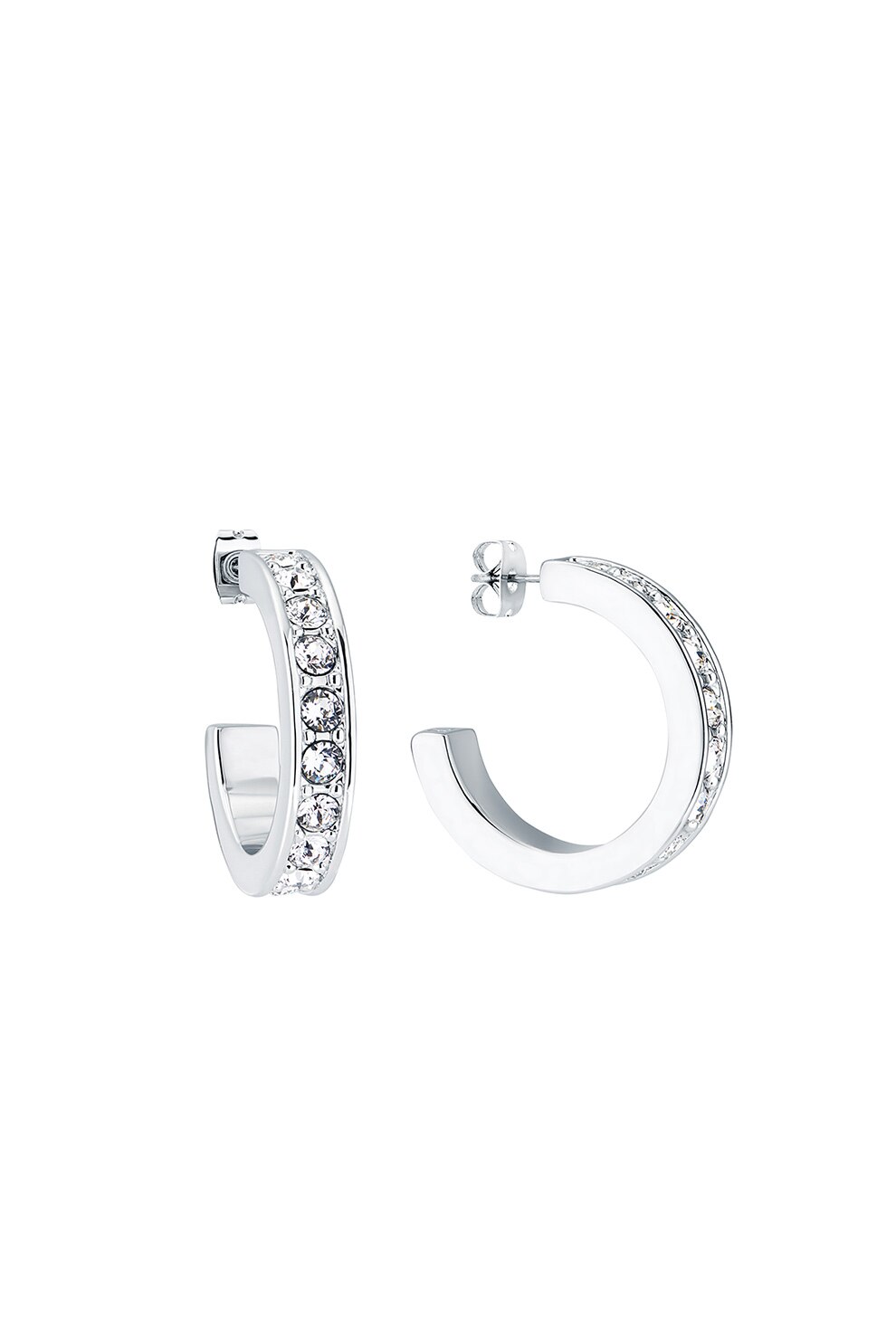 Ted Baker, Cercei rotunzi cu cristale , Argintiu