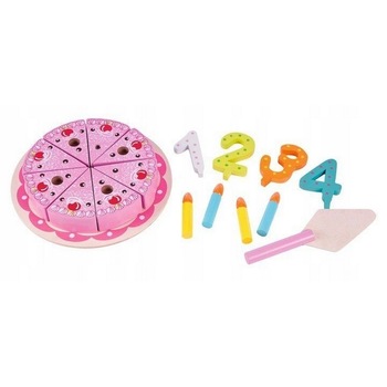 Tort aniversar din lemn, Ecotoys Tort aniversar din lemn, Ecotoys