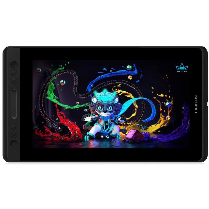 Tableta grafica Huion Kamvas Pro 13, cu Display, Presiune 8192, 5080lpi, Negru