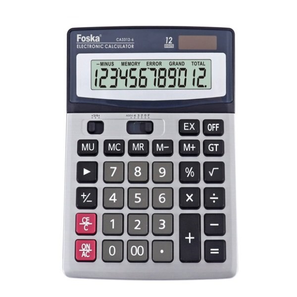 Calculator de birou 12 digits, Foska CA3312-6