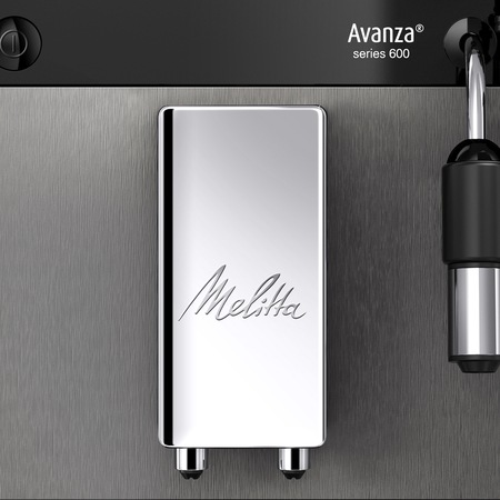 Espressor Automat Melitta® Avanza, 15 bar , Sistem Cappuccinatore, 5 niveluri de granulație