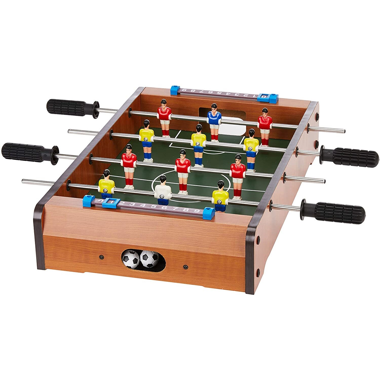 Fotbal De Masa, Aquamarine, Marime Mini (52cmx50cmx9cm), Pentru Doua Persoane