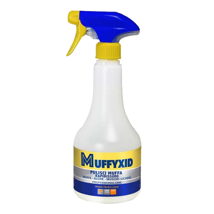 Spray tratament profesional antimucegai pentru pereti, Faren Muffyxid, 500 ml