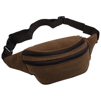 Borseta sport de brau, material textil, maro, 20 x 12 cm, ABC299 Borseta sport de brau, material textil, maro, 20 x 12 cm, ABC299