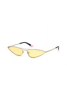 VICTORIA'S SECRET, Ochelari de soare cat-eye polarizati, Albastru/Auriu/Negru, 66-14-145 Standard VICTORIA'S SECRET, Ochelari de soare cat-eye polarizati, Albastru/Auriu/Negru, 66-14-145 Standard