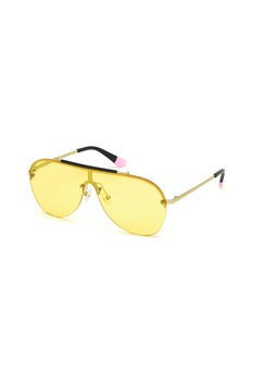 VICTORIA'S SECRET, Ochelari de soare aviator, Galben/Auriu/Negru, 60-21-135 Standard VICTORIA'S SECRET, Ochelari de soare aviator, Galben/Auriu/Negru, 60-21-135 Standard