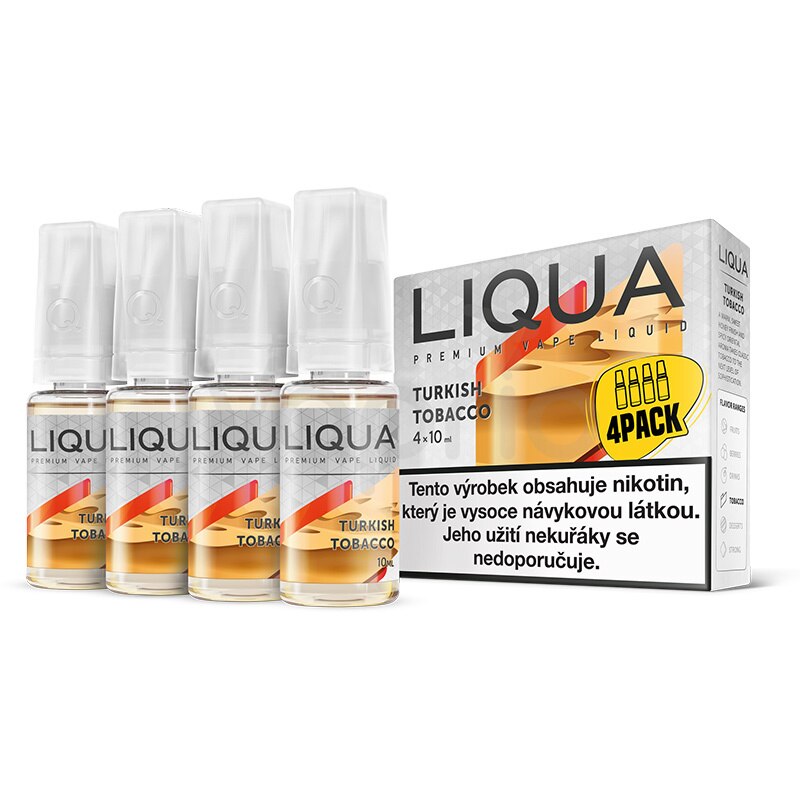 Set 4 x Lichide Liqua Elements - Turkish Tobacco ,10ml ,6mg/ml