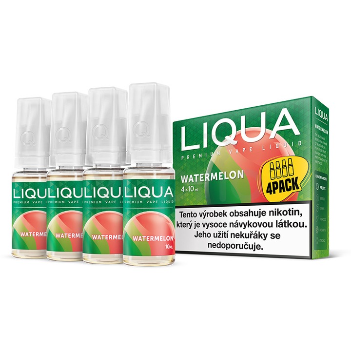 Set 4 x Lichide Liqua Elements - Watermelon,10ml,6mg/ml