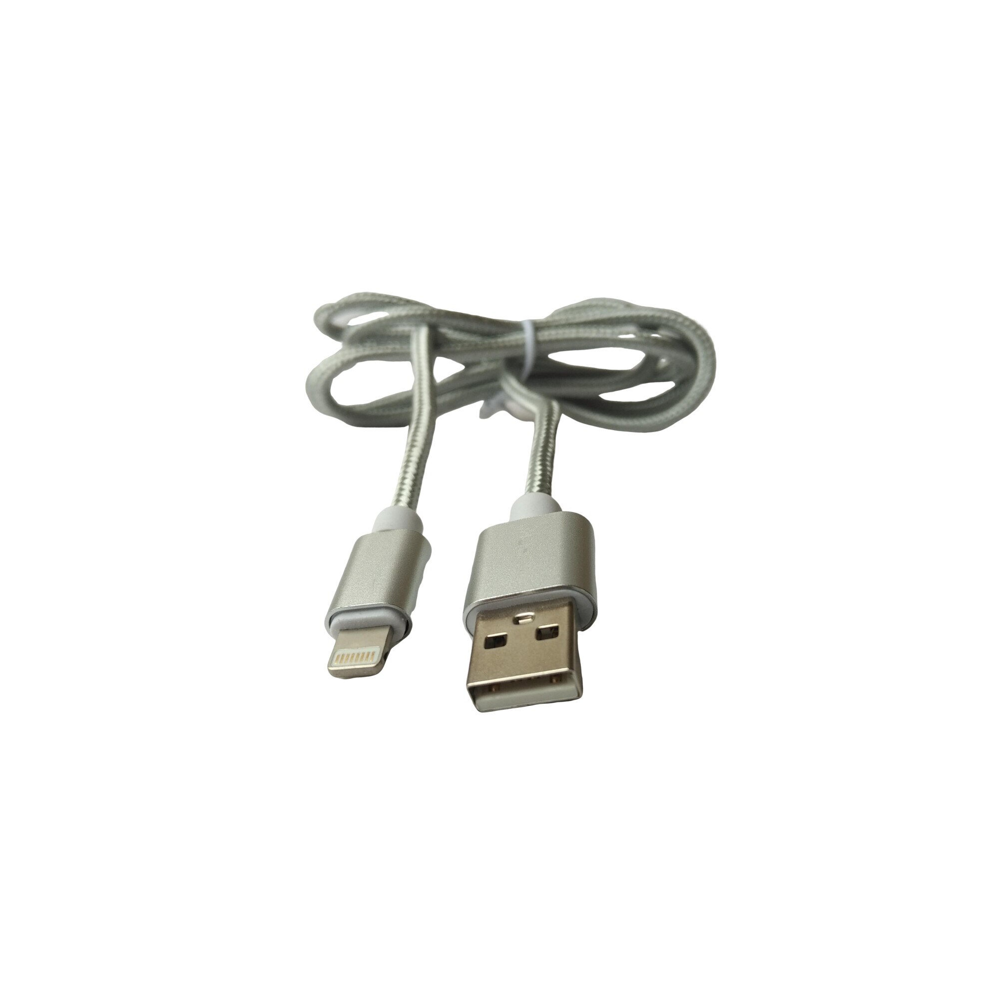 Cablu de date/incarcare RoTech USB-lightning, 1m, Argintiu