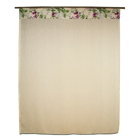 Perdea Velaria din in gros culoare unt, 145x180 cm