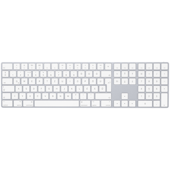 Apple Magic Keyboard Numerikus Keypad-al, magyar kiosztás
