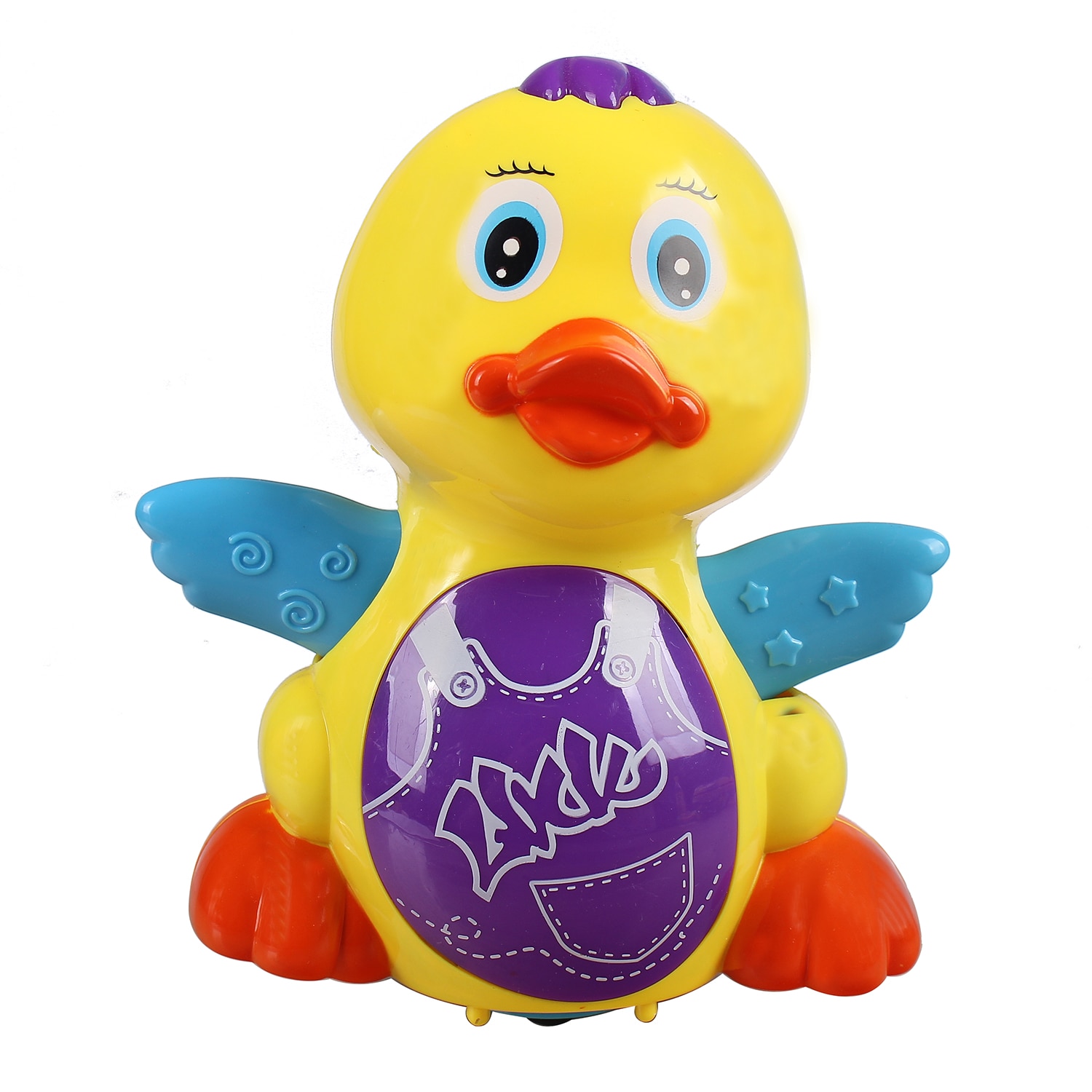 Jucarie interactiva cu muzica si lumini pentru copii Amusing Duck
