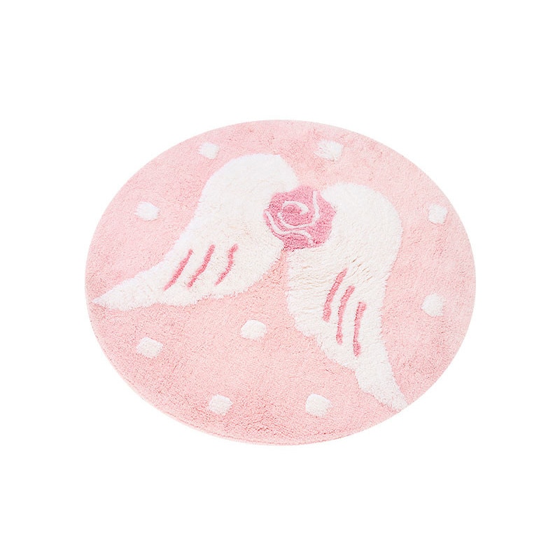 Covoras de Baie, Chilai Home, model , Chilai Home, model rotund Melek Roz , 100% Acril