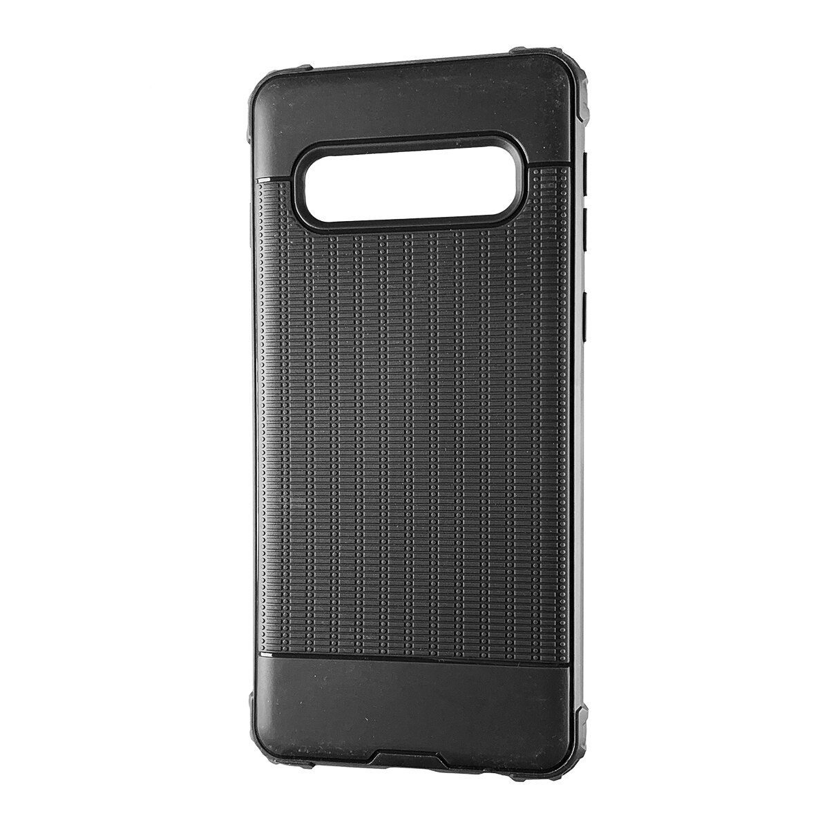 Husa Samsung S10e silicon anti shock cu striatii Negru