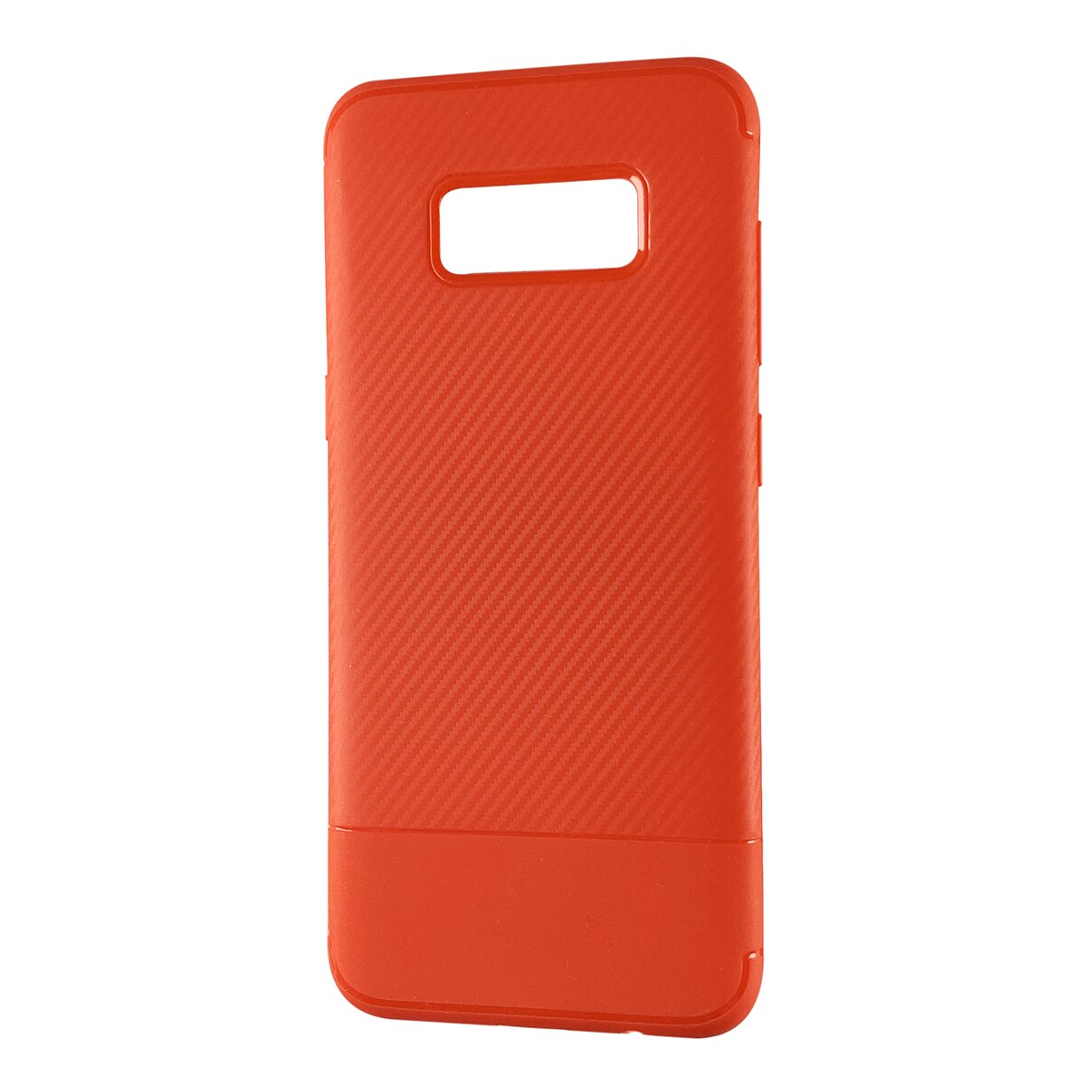 Husa Samsung S8 silicon carbon 2 Rosu