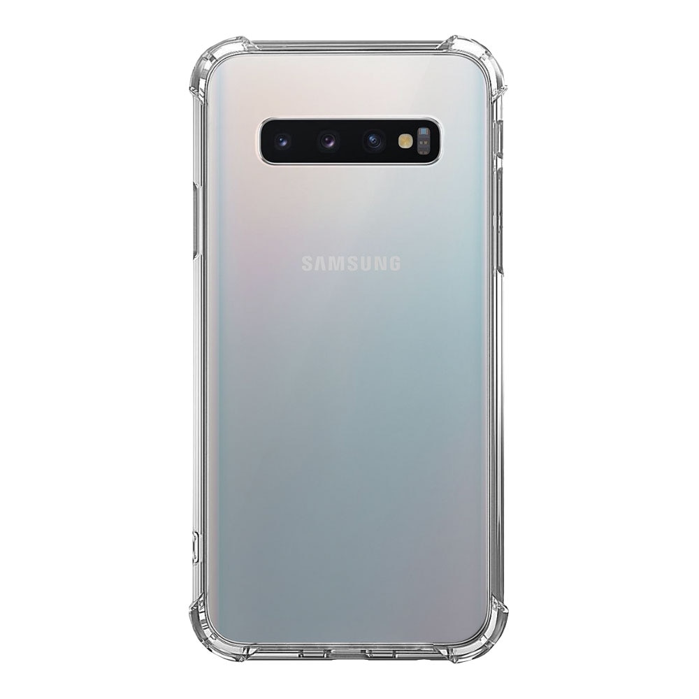 Husa antisoc Samsung S10 5G - transparenta, silicon, colturi Anti-Drop, spate plastic, iShield Clear
