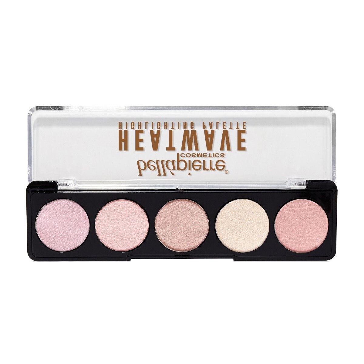 Paleta 5 iluminatori BellaPierre, Heatwave, 9 g