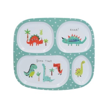 Platou servire copii compartimentat 24 x 21,5 cm  Platou servire copii compartimentat 24 x 21,5 cm