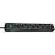 Prelungitor Brennenstuhl Eco-Line, cu intrerupator, protectie copii, 8 prize, cablu H05VV-F 3G1.5, 3 m, Negru